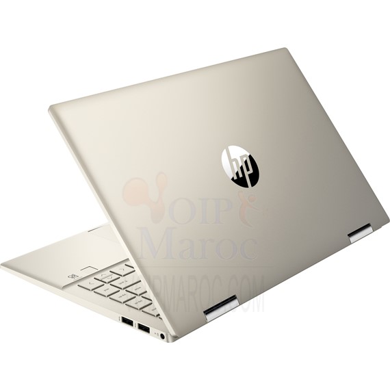 PC Portable HP Pav x360 i5-1135G7 14" Touch 8Go 256Go SSD Win11H Warm Gold 601K5EA