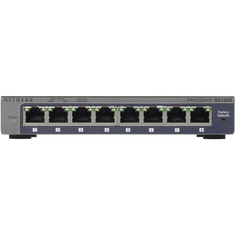Switch Gigabit ProSafe Plus 8 ports GS108E