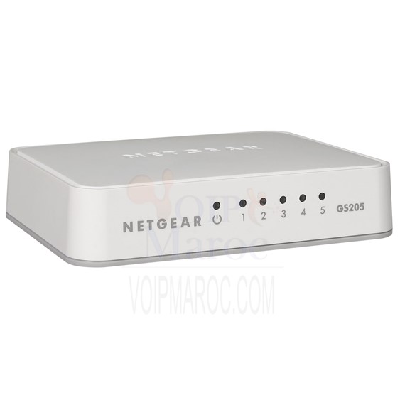 Switch 5 ports Gigabit 10/100/1000 Mbps GS205