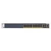 Switch manageable Stackable avec 24x1G PoE+ et 4x10G incluant 2x10GBASE-T and 2xSFP+ l ProSAFE M4300-28G-PoE+