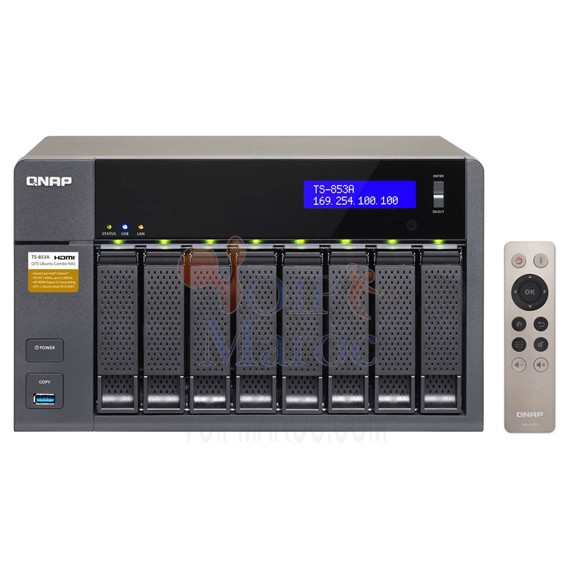 Serveur NAS Thunderbolt DISKLESS TS-853A-4G Intel® Celeron® N3150  4GB DDR3L RAM TS-853A-4G