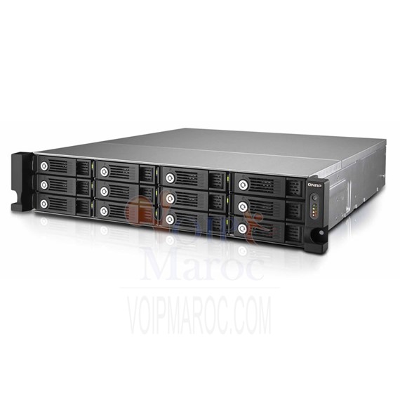 Serveur NAS Professionnel TVS-1271U-RP 12 Baies (sans disque dur)8 Go de RAM TVS-1271U-RP