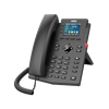 X303/X303P est un téléphone a 4 Ligne SIP économique conçu pour les entreprises et doté d un écran couleur performant. Sans Alimentation
