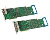 Carte Diva Server V-4PRI/E1-120 PCIe, 4 Ports ISDN PRI, 120 DSP
The Dialogic Diva V-4PRI ("Diva V-4PRI") board is an exceptionally powerful PC-based telephony board that provides rich media processing capabilities for up to 120 voice channels over E1 interfaces or up to 96 voice channels over T1 interfaces. It is an e