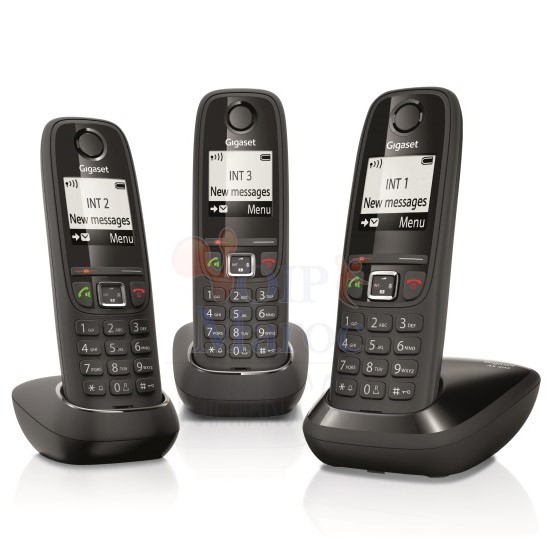 Gigaset AS405 Trio Grand Ecran Mains Libres 4250366842332