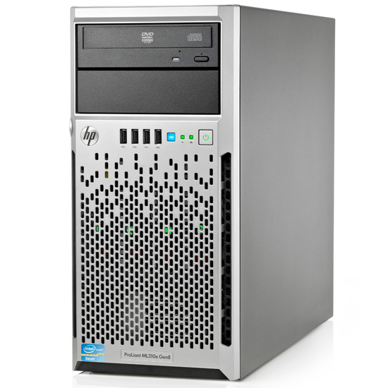 ProLiant ML310e Gen8 E3-1220v2 B120i 1x4GB 2x1TB SATA LFF DVD 350W