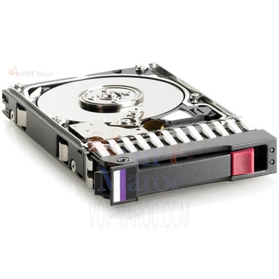 Disque dure SAS HP 300 Go 10 Ktpm 2 port SFF 2,5" hp 507127-B21