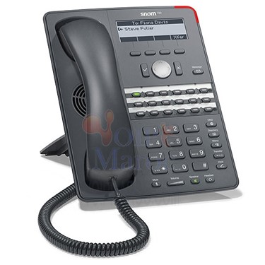 Téléphone IP autoalimenté, 18 touches programmables