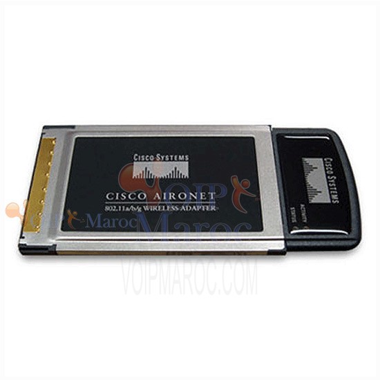 Carte réseau sans fil Aironet 802.11a/b/g AIR-CB21AG-E-K9