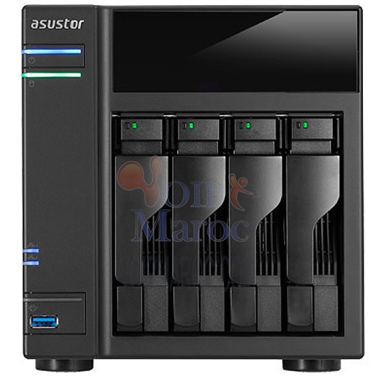 Serveur NAS 4 Baies 4K Ultra Haute Définition AS6104T