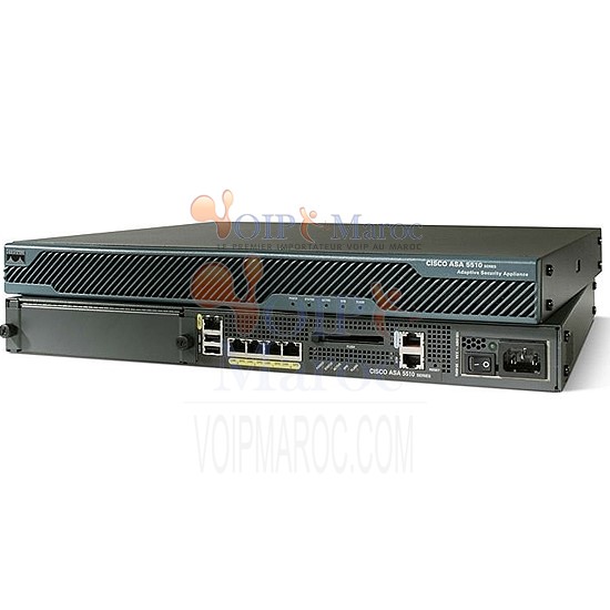 Commutateur Fast Ethernet 3 ports ASA 5510 avec logiciel 3DES/AES ASA5510-BUN-K9