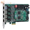 Carte ISDN BRI PCI-E 4 Port avec module anti-echo EC4008