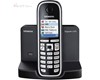 Téléphone Gigaset sans fil DECT pour VoIP
Le Gigaset C470 IP est un téléphone hybride pour ligne fixe et appels multilignes via Internet (VoIP) sans PC qui autorise jusqu'à 3 communications simultanées via ligne fixe et Internet. Ce modèle vous permet d'appeler via Internet sans utilisé un Pc.