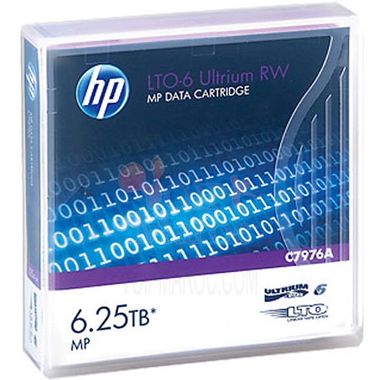 HPE LTO-6 Ultrium 6.25TB MP RW Data Tape C7976A