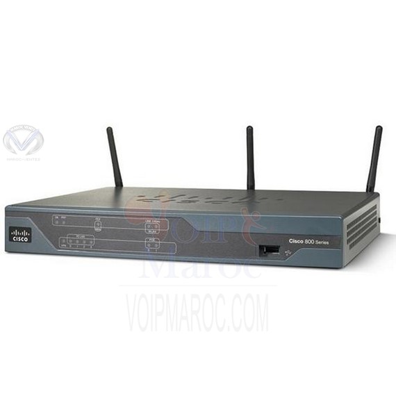 Routeur sans fil 881W Integrated Services - commutateur 4 ports