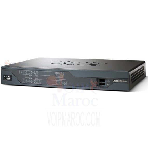Routeur 887 ADSL2/2+ Annex A - DSL/RNIS CISCO887-K9