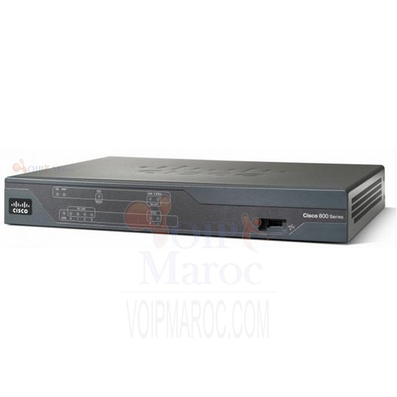 Routeur 887V Integrated Services VDSL2 over POTS w/ ISDN B/U CISCO887V-K9