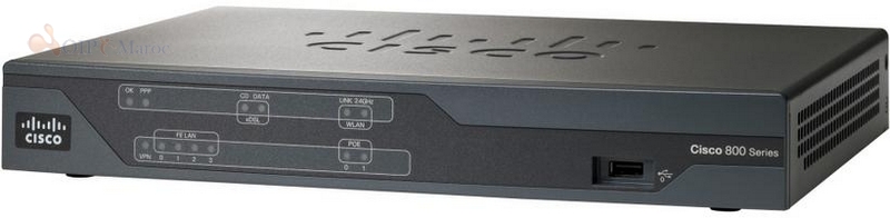 Routeur 887V Integrated Services avec DSL/RNIS