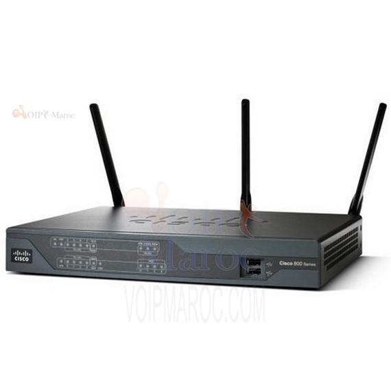 Routeur Sans Fil 887V VDSL2 Avec 3G- DSL/Modem Cellulaire - 802.11b/G/N (Draft 2.0) CISCO887VGW-GNE-K9