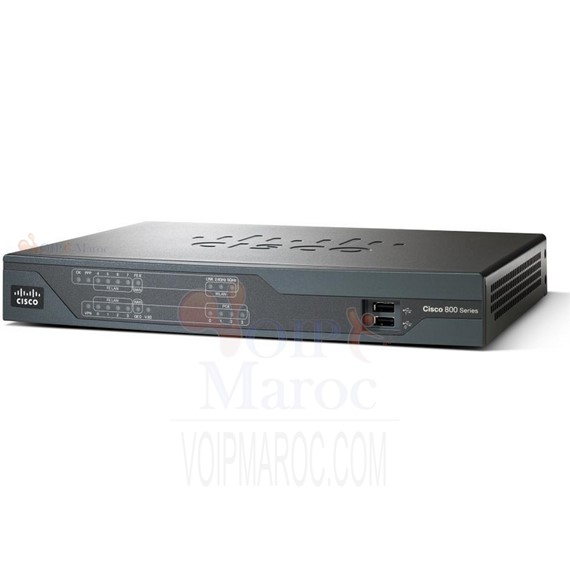 Routeur 892 Gigabit Ethernet Security + commutateur 8 ports CISCO892-K9