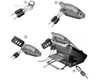 Kit d'accessoires pour téléphone VoIP sans fil
Kit d'accessoires pour téléphone voip sans fil contenu anneau en c et cadenas à combinaison avec câble de sécurité