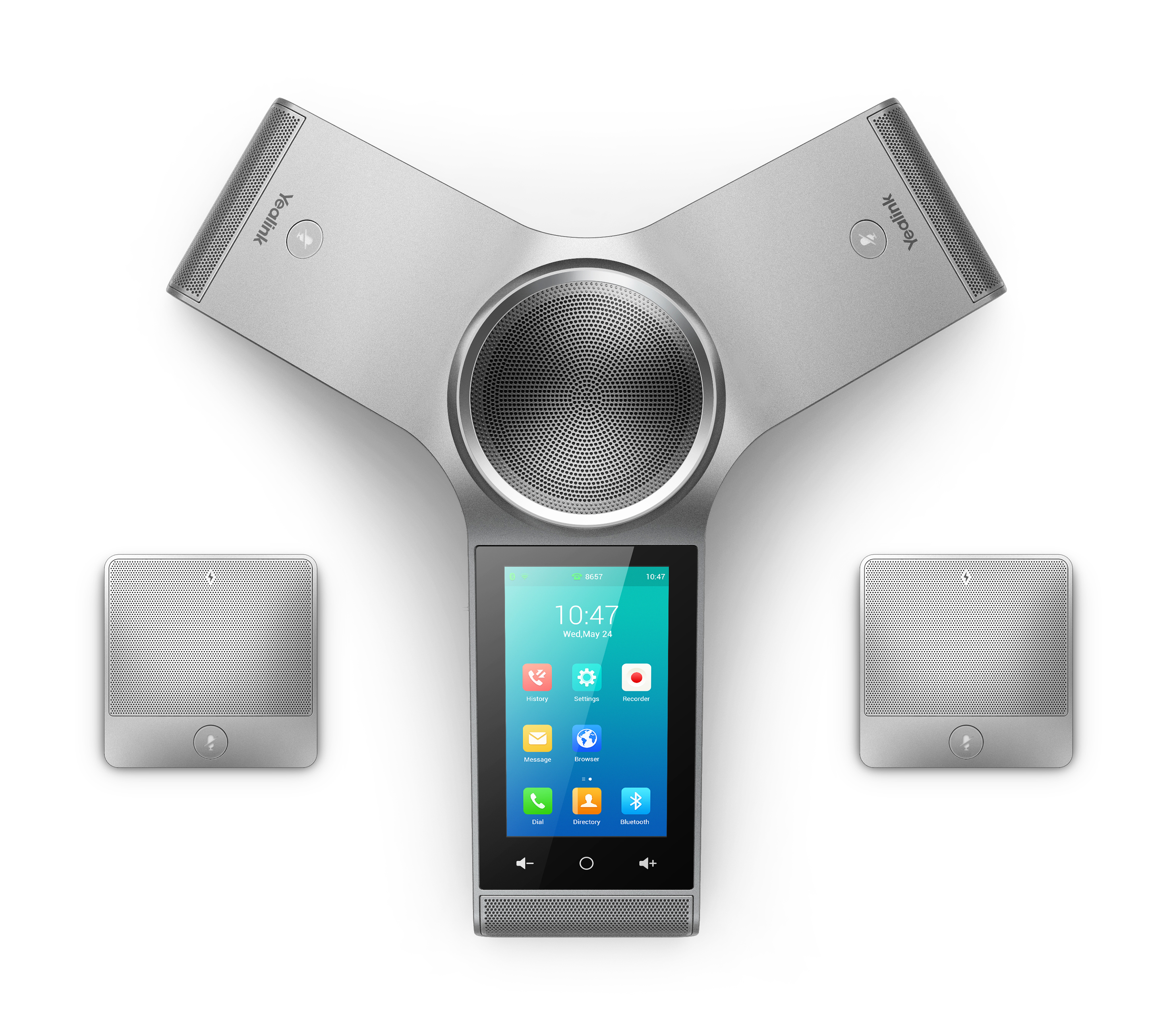 Conf&#233;rencier IP 3 micros int&#233;gr&#233;s Wi-Fi et Bluetooth Android CP960-WirelessMic