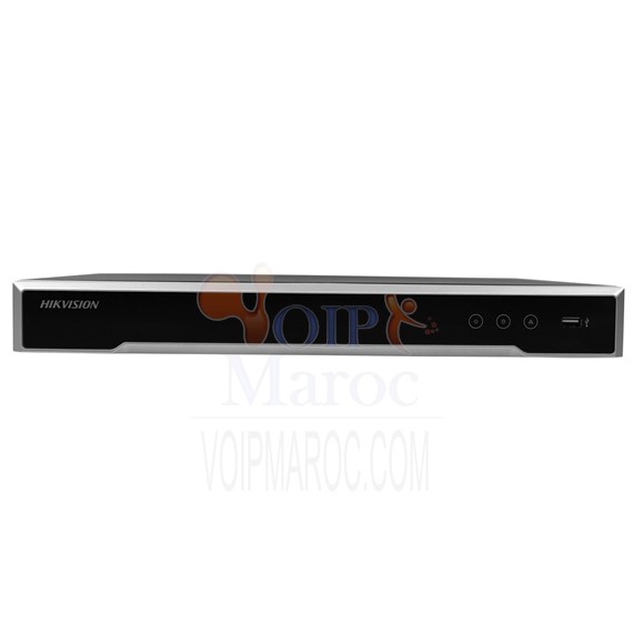 NVR 4K Plug & Play intégré 8-ch HDMI VGA SATA PoE DS-7608NI-K2/8P