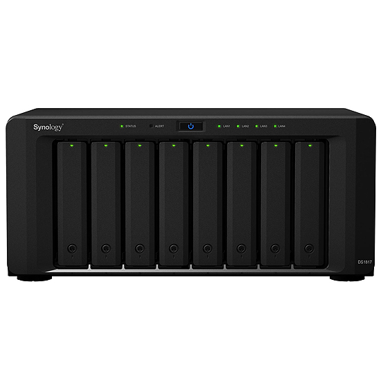 DiskStation  Serveur NAS 8 Baies 4 Go RAM Quad Core 1.7 Ghz DS1817