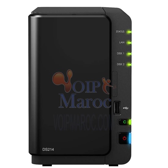 Dual Core 1.066 Ghz 512 Mo Ram 1 LAN Gigabit  2 USB 3.0 DS214