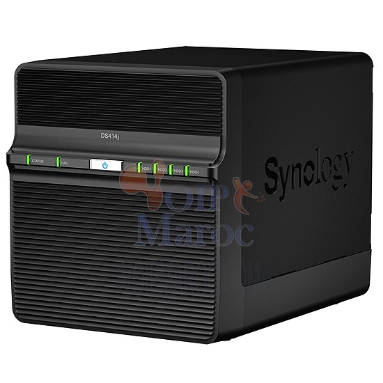 Dual Core 1.2 Ghz  512 Mo Ram 1 LAN Gigabit  1 USB 3.0  1 USB DS414J