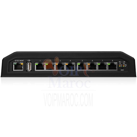 Switch EdgeSwitch 8 ports 10/100/1000 PoE+ manageable ES-8XP-EU