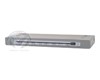Switch Omniview Série SMB 8 Ports alimentation externe
Les switchs kvm cat5 omnivie w smb permetent une gestion aisée de serveurs multi plateformes. Ils peuvent être montés en série, permettant ainsi la gestion d'un maximum de 256 serveurs ps/2, usb et sun, à partir d'une seule console ps/2.