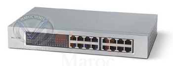 Switch RJ45 10/100 16 ports rackable