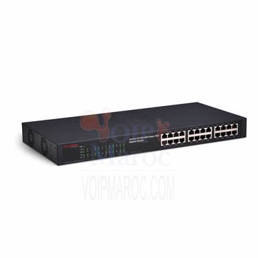 24-port 10/100/1000M PoE Switch, 16 10/100/1000M RJ45 ports,managed
