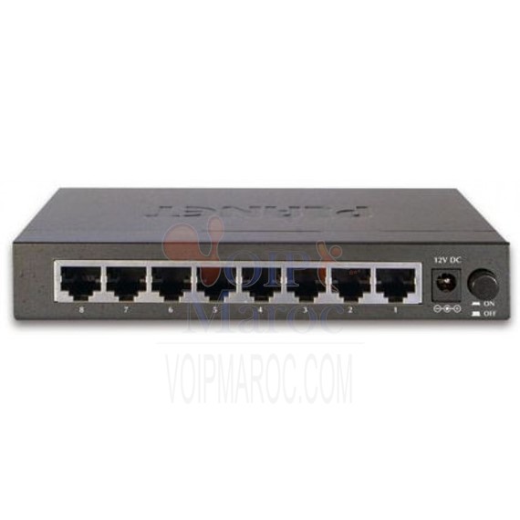 Switch Gigabit Ethernet  8-Port 10/100/1000BASE-T GSD-803