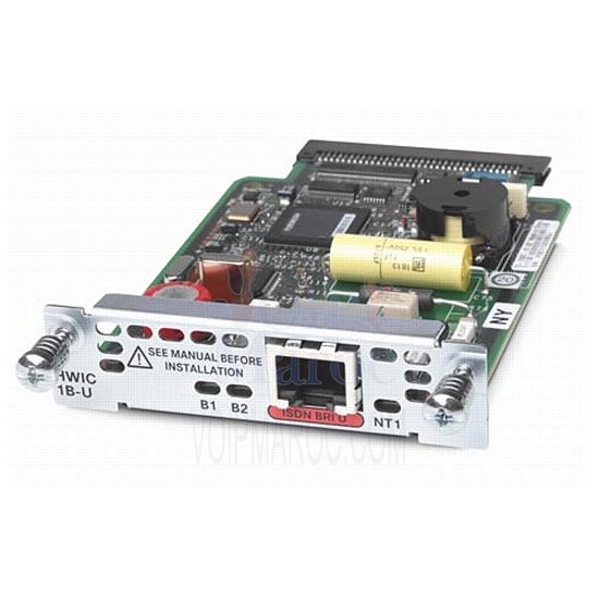 1-Port ISDN BRI U High-Speed WAN Interface Card HWIC-1B-U