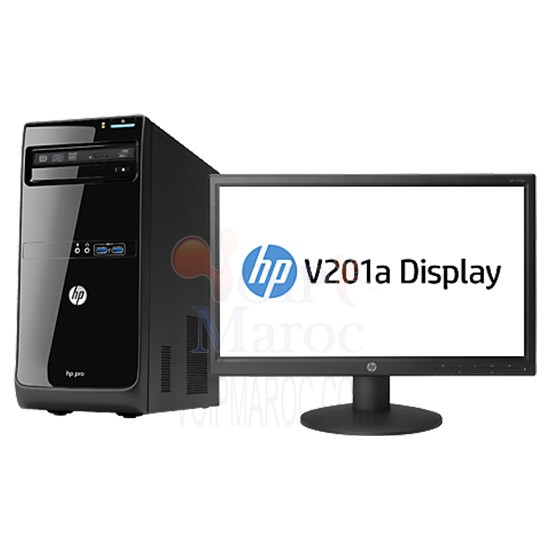 HP Pro 3500 G2 Processeur Intel G2030  Ecran LED V201a 19,45" VGA J4A96EA