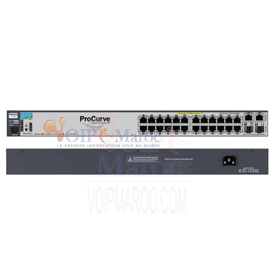 procurve switch 2610-24-PWR  (24 ports 10/100  PoE+ 2 ports Giga+ 2 ports SFP, L3 Lite,Managed) J9087A