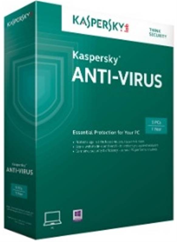 KASPERSKY Antivirus 2015 3 Postes / 1 an