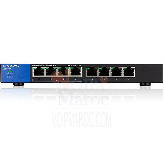 Linksys Unmanaged Switches PoE 8-port LGS108P-EU