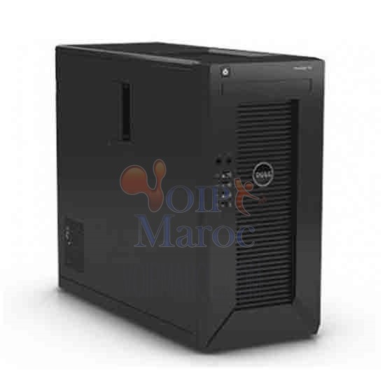 PowerEdge T20,  Intel Xeon E3-1225v3 (3.2GHz, 8M Cache, 4C/4T, Turbo, 84W), 4GB UDIMM, 1600 MT/s, Low Volt, Single Rank, x4 Data Width, 1TB 7.2K Entry SATA 3.5in Cabled Hard Drive,  Garantie 3 ans sur site J+1 PET20-E3-1225V3A