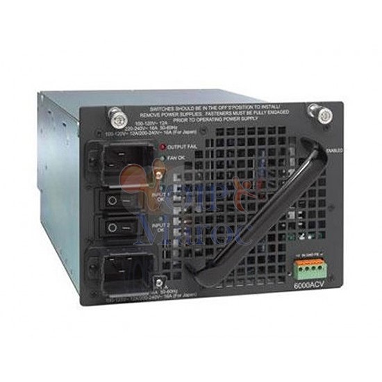 Catalyst 4500 6000W AC dual input Power Supply (Data + PoE) PWR-C45-6000ACV