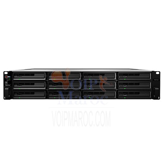 Serveur NAS 12 Baies Hautes Performances Evolutif (Rack 2U) INTEL Xeon E3-1230 v2 RS3614xs+