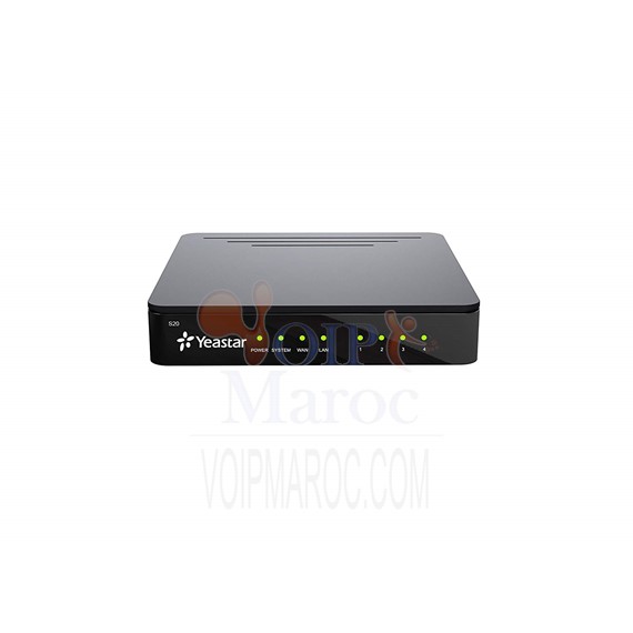 IPBX Free Modulable (4 ports Hybride 4 FXO, 4 FXS, 2FXO+2 FXS, 1 GSM, 4BR) S 20