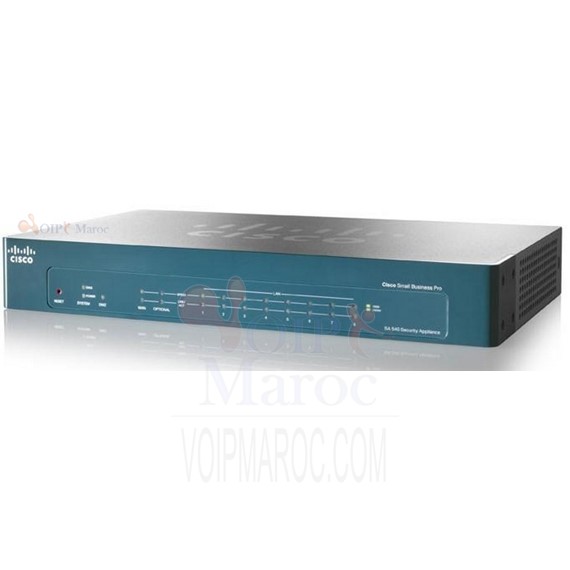 Cisco Small Business Pro SA 540 Dispositif de sécurité - 8 ports SA540-GW25-BUN3-K9