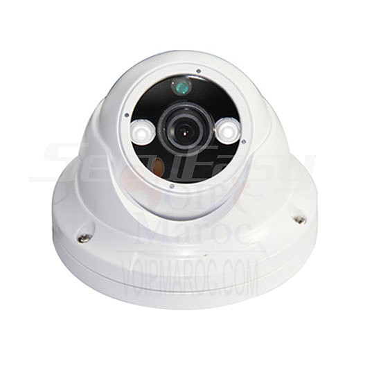Camera mini dome blanche IR digital Color 1/3" HD digital sensor,800 TV SE-CA352P