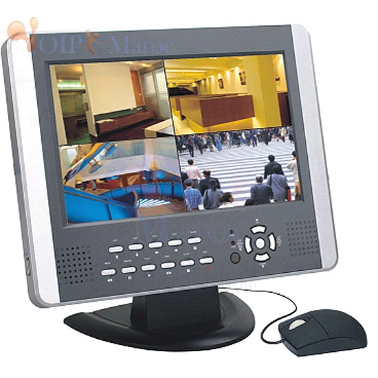 H.264 4CH DVR with 10" Color LCD SE-RM6240