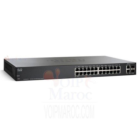 Cisco Small Business 200 Series Smart Switch SF200 -24P - Commutateur SF200E-24-EU