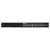 Switch 24 x 10/100 (PoE+) + 2 x combo Gigabit Ethernet / SFP Gigabit + 2 x Gigabit SFP
