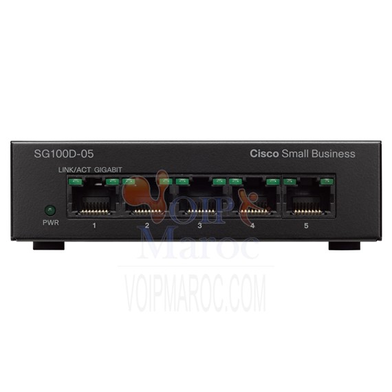 Switch gigabit 5 Ports 10/100/1000 Mbps SG110D-05-EU